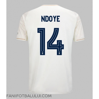 Nottingham Forest Dan Ndoye #14 Tricou Fotbal Replică 2025-26 Barbati Deplasare